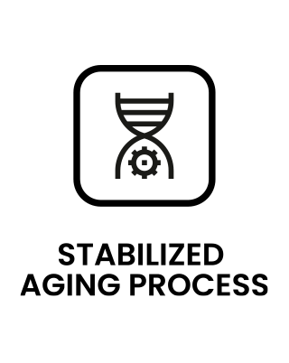 Stabilized-aging-process